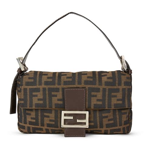 fendi baguette brown leather|Fendi baguette monogram.